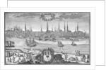 View of Hamburg, c.1710-50 by Martin Engelbrecht