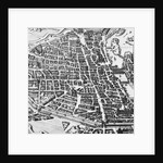 Map of Paris, 1620 by German School