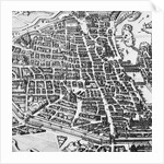 Map of Paris, 1620 by German School