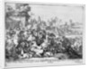 Duc de Schomberg and Doctor Walker are killed at the Battle of the Boyne, 1690 by Adriaan Schoonebeek
