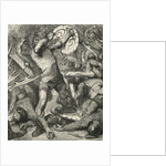 Hereward cutting his way through the Norman host by James Cooper