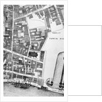 Detail of a large and accurate map of the City of London by John Ogilby