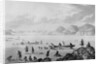 Franklin's expedition passing through Point Lake, 1821 by George (after) Back
