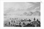 Franklin's expedition passing through Point Lake, 1821 by George (after) Back
