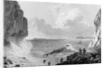 Franklin's expedition landing in a storm,1821 by George Back