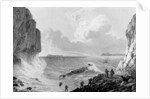 Franklin's expedition landing in a storm,1821 by George Back