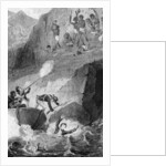 The Death of Mungo Park, 1806 by Henry (after) Corbould