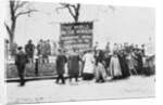 Gathering for a demonstration, c.1910 by Anonymous