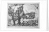 King James leaves Ireland after defeat at the Battle of the Boyne, 1690 by Adriaan Schoonebeek