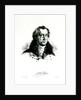 Johann Wolfgang Goethe engraved by Delacroix by (after) Villain