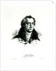 Johann Wolfgang Goethe engraved by Delacroix by (after) Villain