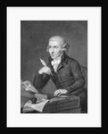 Joseph Haydn engraved by Schiavonnetti, 1792 by Ludwig Guttenbrunn