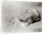 Felix Mendelssohn on his deathbed, c.1847 by Rudolf Julius Benno Huebner