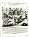 Ralph Hamor visits Powhatan, 1619 by Theodor de Bry