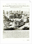 Ralph Hamor visits Powhatan, 1619 by Theodor de Bry
