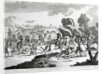 Battle of Minden, 1st August 1759 by English School