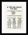The Play called the foure PP, c. 1530 by English School