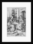 Couple playing cards c.1500 by Israhel van the younger Meckenem