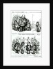 Cartoons featuring William Marcy 'Boss' Tweed, James Ingersoll and George Miller by Thomas Nast