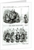 Cartoons featuring William Marcy 'Boss' Tweed, James Ingersoll and George Miller by Thomas Nast