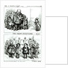Cartoons featuring William Marcy 'Boss' Tweed, James Ingersoll and George Miller by Thomas Nast
