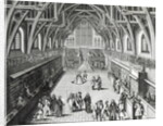 Westminster Hall, The First Day of Term, A Satirical Poem, 1797 engraved by C.Mosley by Hubert Gravelot