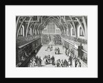 Westminster Hall, The First Day of Term, A Satirical Poem, 1797 engraved by C.Mosley by Hubert Gravelot