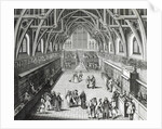 Westminster Hall, The First Day of Term, A Satirical Poem, 1797 engraved by C.Mosley by Hubert Gravelot
