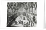 Westminster Hall, The First Day of Term, A Satirical Poem, 1797 engraved by C.Mosley by Hubert Gravelot