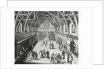 Westminster Hall, The First Day of Term, A Satirical Poem, 1797 engraved by C.Mosley by Hubert Gravelot