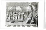 The Viceroy of Canton giving an audience to Commodore Anson from 'George Anson's Voyage around the World in the years 1740-1744' by English School