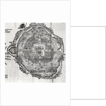 Map of Tenochtitlan from 'Praeclara Ferdinandi Cortesii de Nova Maris Oceani Hispania Narrati' by German School