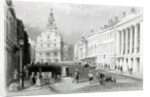 State Street, Boston,engraved by S.Lacey by William Henry Bartlett