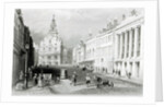 State Street, Boston,engraved by S.Lacey by William Henry Bartlett