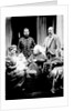 Queen Victoria, Tsar Nicholas II, Tsarina Alexandra Fyodorovna, her daughter Olga Nikolaevna and Albert, Prince of Wales by English Photographer