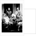 Queen Victoria, Tsar Nicholas II, Tsarina Alexandra Fyodorovna, her daughter Olga Nikolaevna and Albert, Prince of Wales by English Photographer