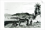 View of Rio de Janeiro from the church of St.Bento drawn by Fleury by French School