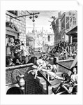 Gin Lane, 1751 by William Hogarth