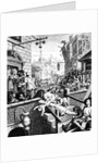 Gin Lane, 1751 by William Hogarth