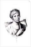 Portrait of Sappho by J.F. Cazenave