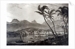 Port Louis from 'Views in the Mauritius' by T.Bradshaw by T. Bradshaw