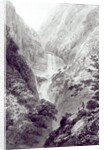 The Cascade of Minzapeezo, watercolour by Samuel Davies after an engraving, c.1800 by James Basire