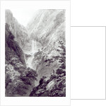 The Cascade of Minzapeezo, watercolour by Samuel Davies after an engraving, c.1800 by James Basire