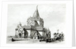 North Eastern view of Gaudapalen Temple at Pagan by Henry Yule