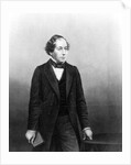 Benjamin Disraeli,engraved by D.J.Pound from a photograph by John Jabez Edwin Paisley Mayall