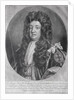 Portrait of Sidney Godolphin 1st Earl of Godolphin engraved and published by John Smith 1707 by Godfrey Kneller