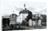 The Globe Theatre on the Bankside as it appeared in the reign of James I 1672 by English School