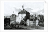 The Globe Theatre on the Bankside as it appeared in the reign of James I 1672 by English School