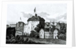 The Globe Theatre on the Bankside as it appeared in the reign of James I 1672 by English School