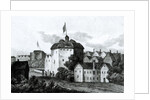The Globe Theatre on the Bankside as it appeared in the reign of James I 1672 by English School